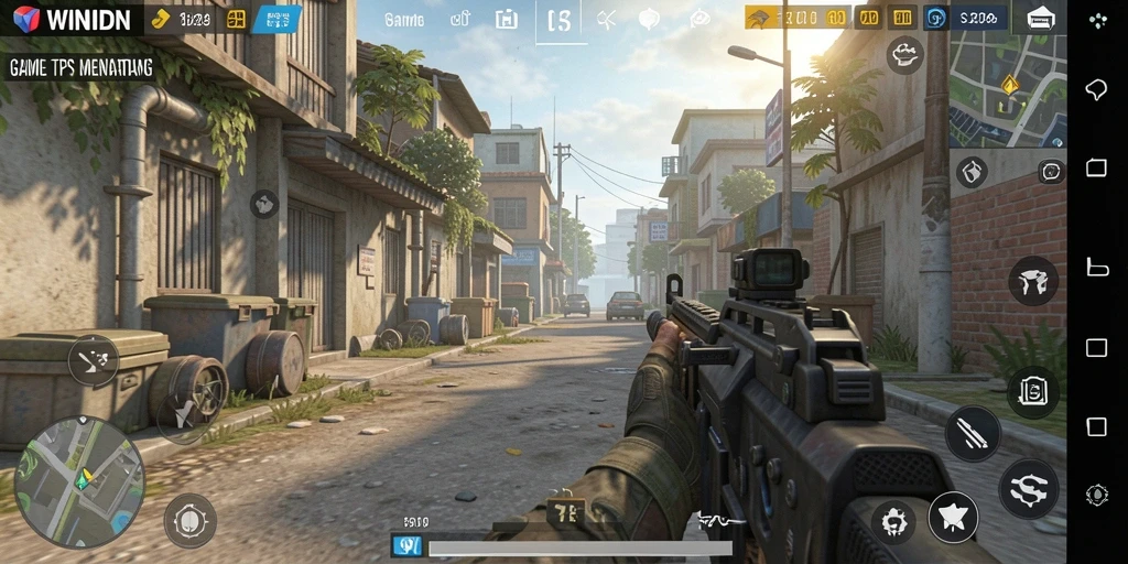 Tampilan gameplay seru dari WINIDN dengan aksi menegangkan.